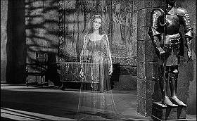 『恐怖のロンドン塔』 1962　約32分：廊下＋ショアの亡霊