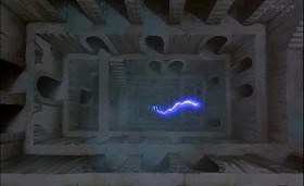 『ヘルレイザー２』 1988　約1時間4分：異界の迷宮、真上から