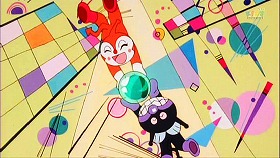 『それいけ！アンパンマン とべ！とべ！ちびごん』 1991　約26分：「いくぞ！ばいきんまん」背景8