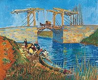 ゴッホ《アルルの跳ね橋》 1888　クレラー=ミュラー美術館
