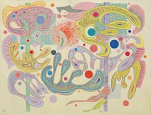 カンディンスキー《気まぐれな形態》　1937