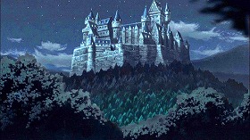 『鋼の錬金術師　シャンバラを征く者』 2005　約27分：古城の廃墟