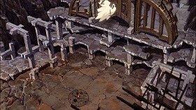 『鋼の錬金術師　シャンバラを征く者』 2005　約1時間6分：地下都市の廃墟