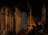 モンス・デジデリオことフランソワ・ド・ノメ（ノーム）《偶像を破壊するユダ王国のアサ王（聖堂の倒壊）》 制作年不詳