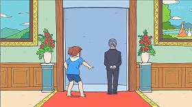 『CITY THE ANIMATION』 2025 #5 約0分：塔の一階、エレヴェーター前
