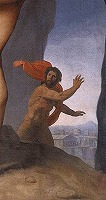 アングル《オイディプスとスフィンクス》1808-25（部分）